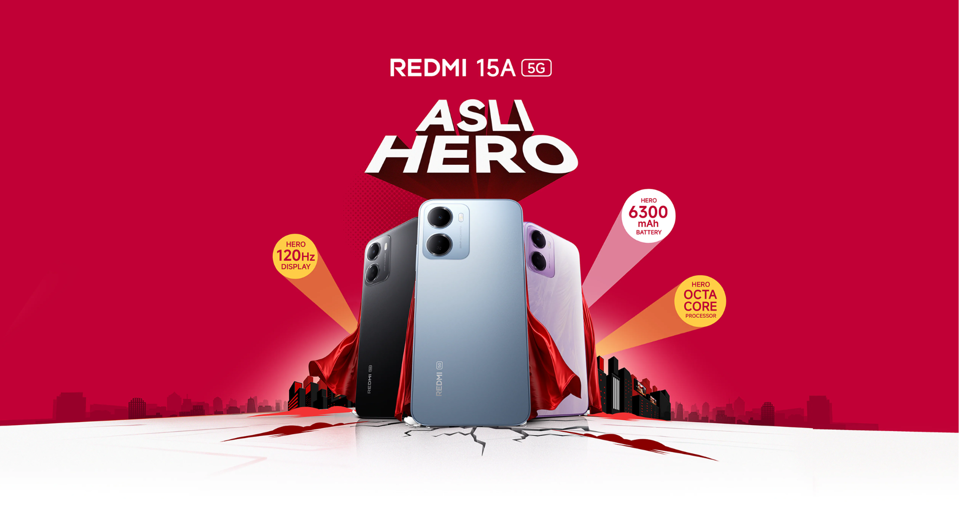 Redmi 15A 5G launches in India with 6300mAh battery